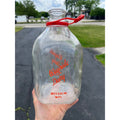 Vintage Wayside Dairy Belgium Wisconsin Wis WI ONE GALLON Glass Milk Bottle