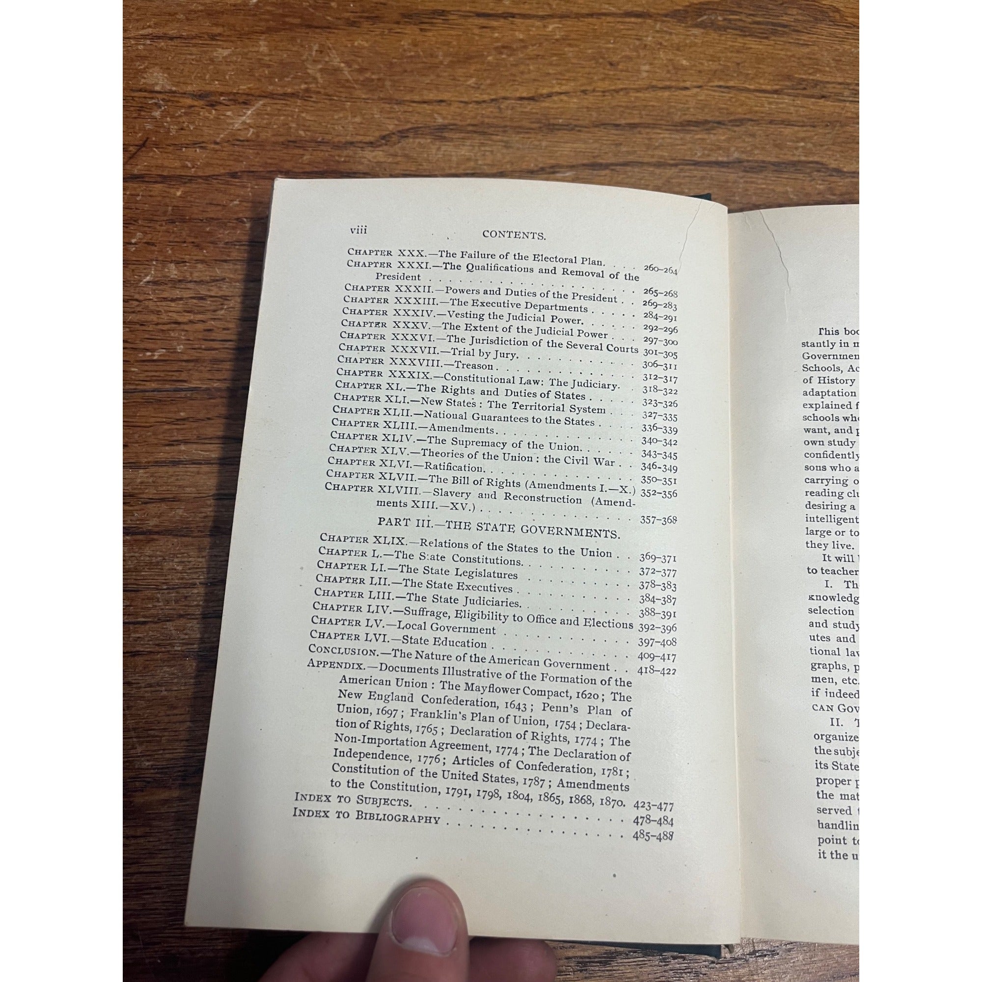The American Government National and State Revised Edition By A. Hinsdale Hardcover Werner School Book Company 1895 Akron, Ohio