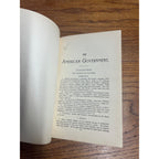 The American Government National and State Revised Edition By A. Hinsdale Hardcover Werner School Book Company 1895 Akron, Ohio