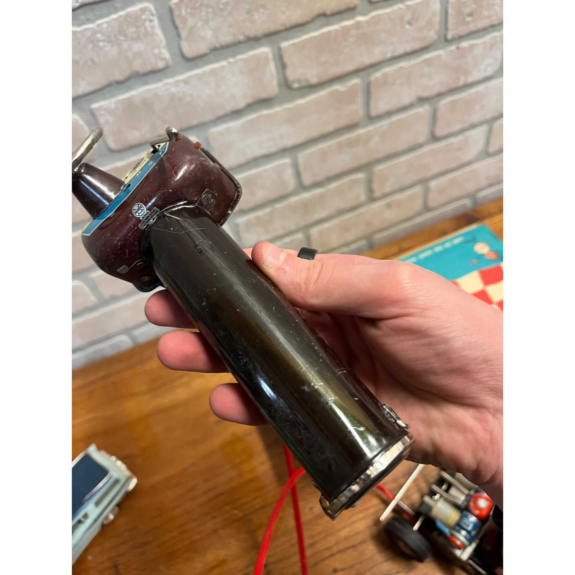 Vintage 1960's Marx Race-A-Kart Remote Control Toy Original Box