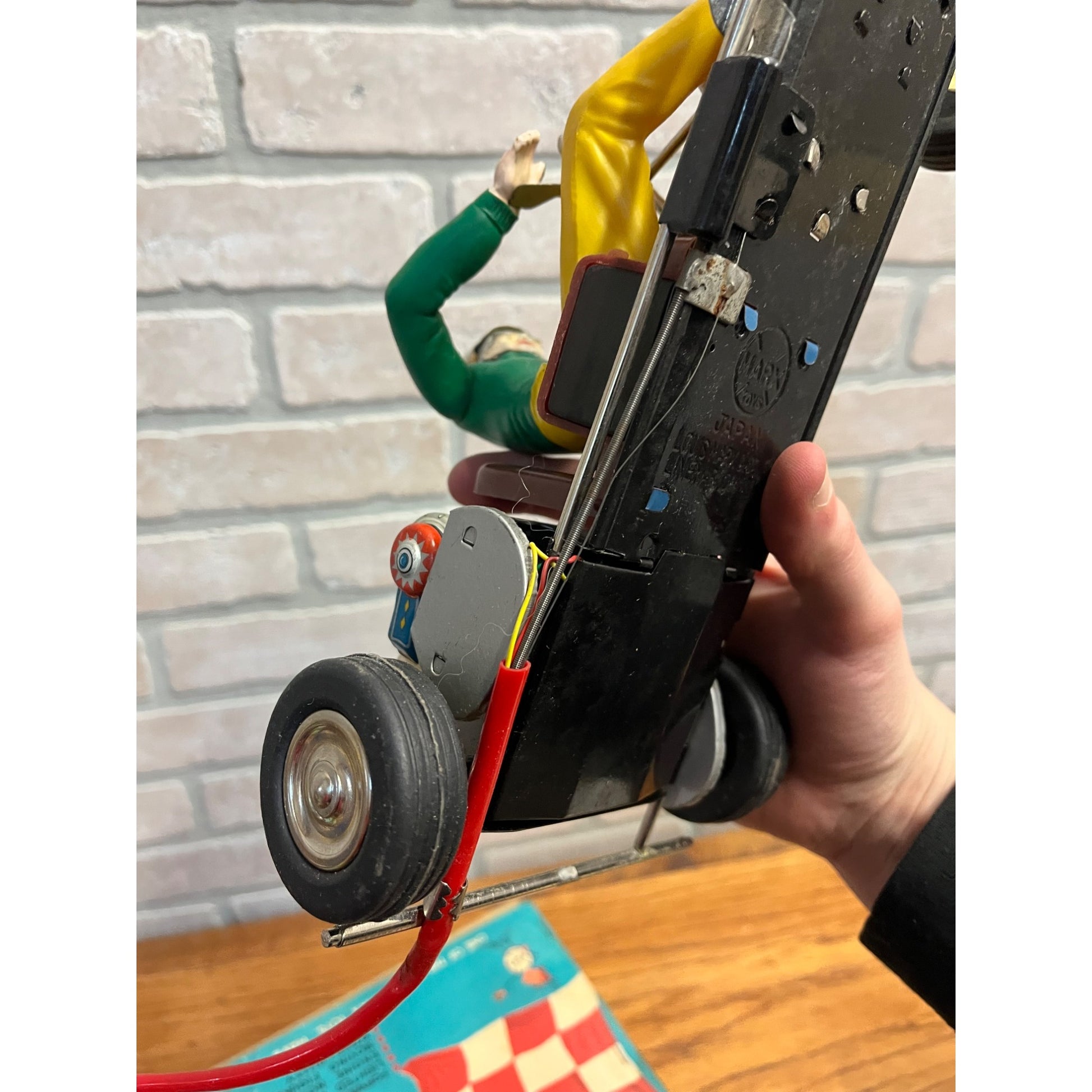 Vintage 1960's Marx Race-A-Kart Remote Control Toy Original Box