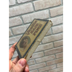 Antique Early 1900s Vanitie Hair Pins Empty Advertising Box Edwardian Victorian