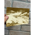 RPPC Gresham Wisconsin  "La Dalls" Falls Flowing River Real Photo Wis WI