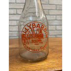 Tillybardin Guernsey Farms Chas. J. Mitchell ACL Quart Milk Bottle Waukesha WI