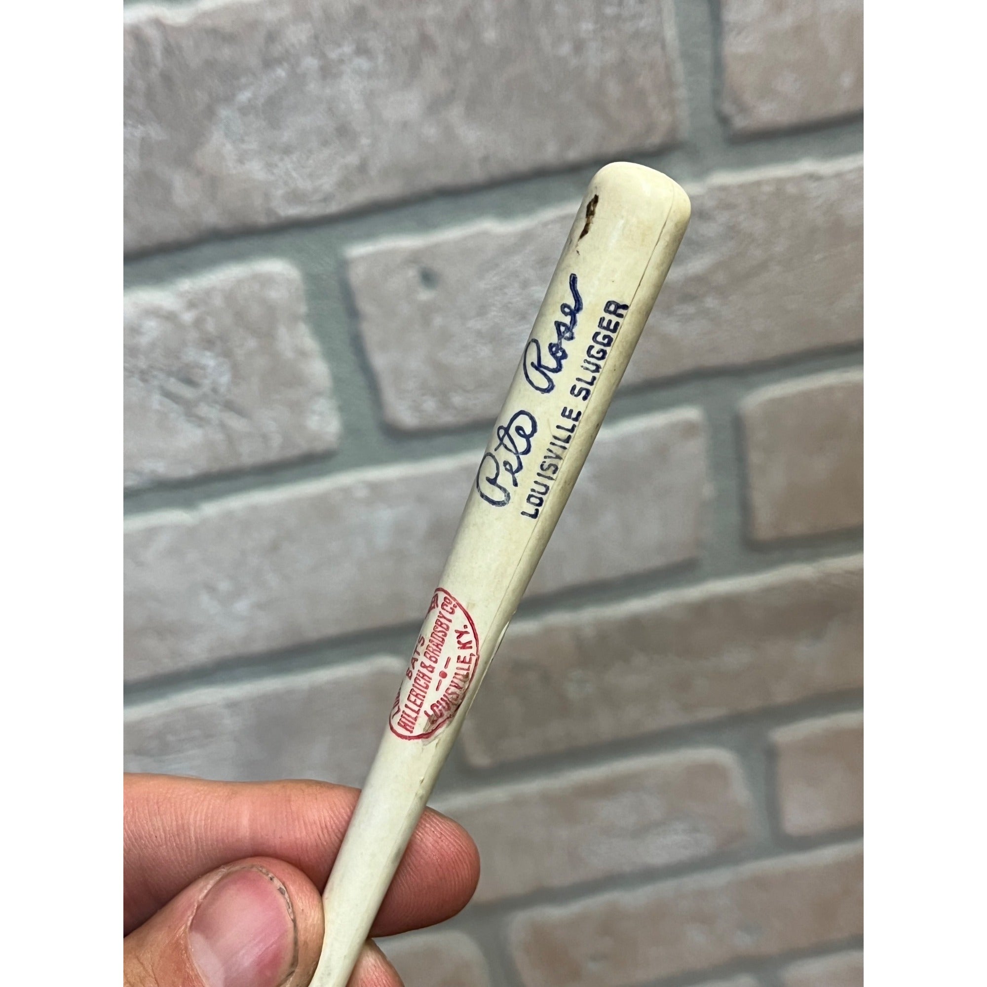 Vintage 1960s Louisville Slugger Bat Pen Pencil Pete Rose Cincinnati Reds