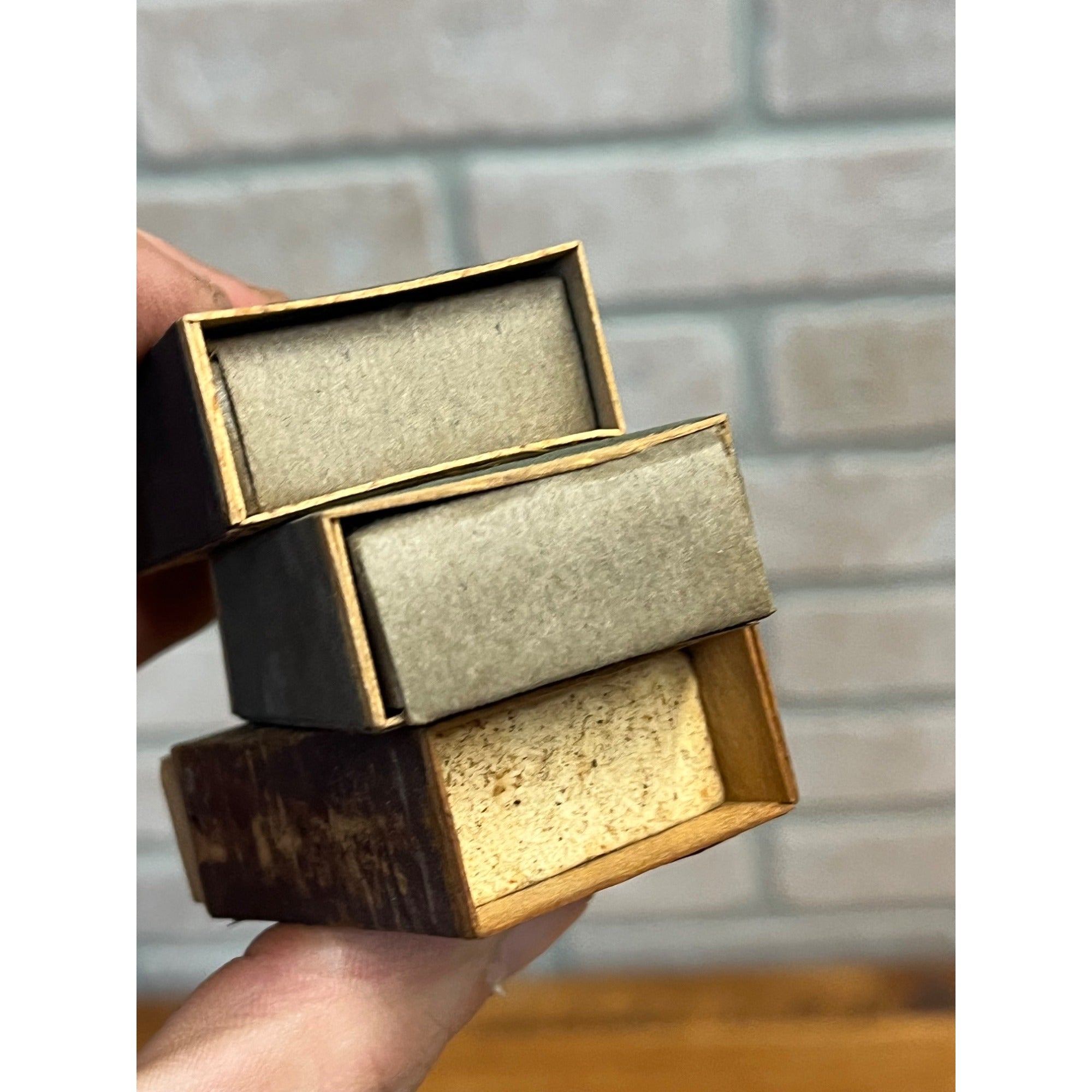 Vintage Lot (3) Safety Match Boxes - Empty - Independece, Coghlans, Signal Light