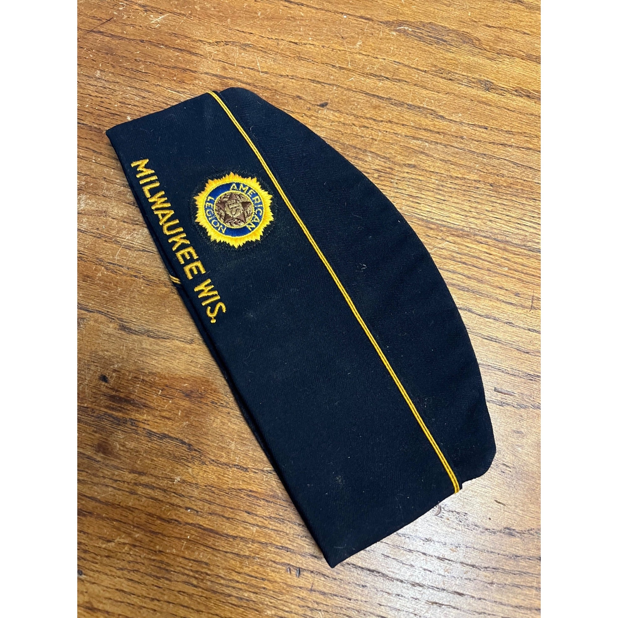 Vintage American Legion Milwaukee Fire Fighters #426 Garrison Cap Hat