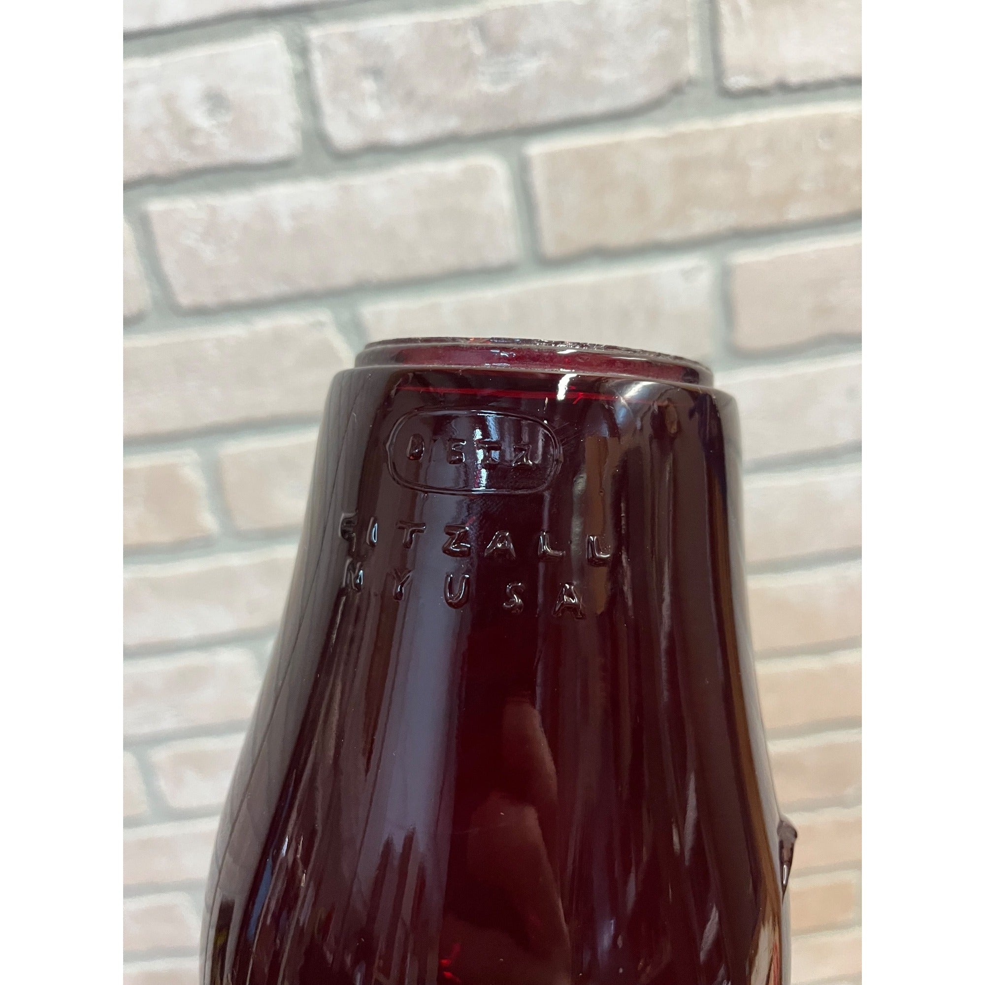 Dietz Fitzall Ruby Red Lantern Globe Replacement 4H Loc-Nob