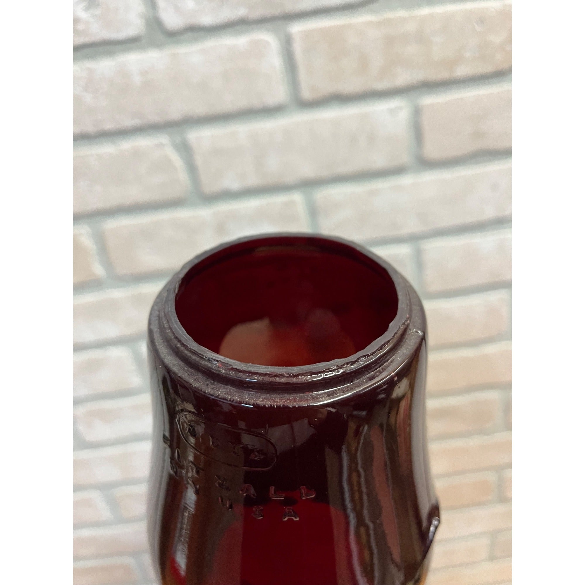 Dietz Fitzall Ruby Red Lantern Globe Replacement 4H Loc-Nob