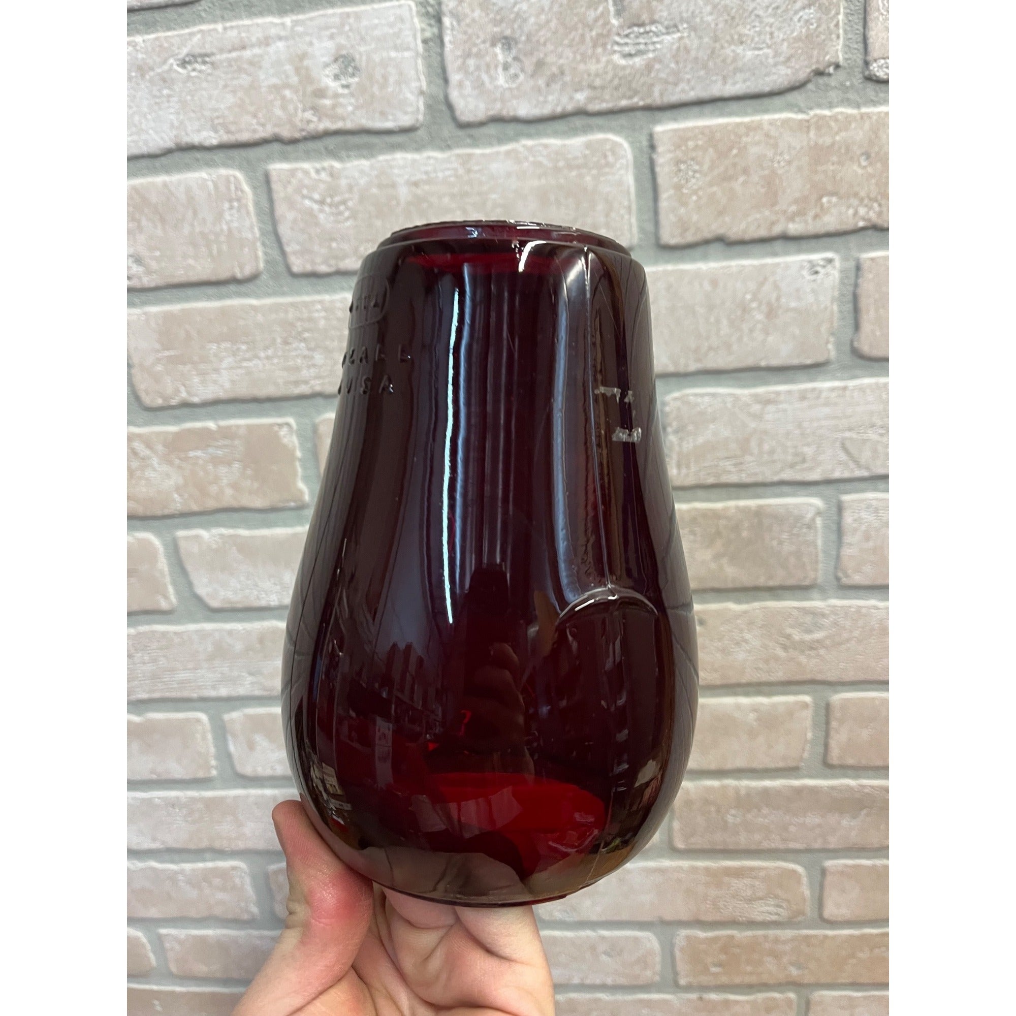 Dietz Fitzall Ruby Red Lantern Globe Replacement 4H Loc-Nob