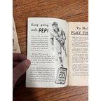 Vintage 1934 Kellogg’s Baseball Booklet Sports Library Premium Paperback Early