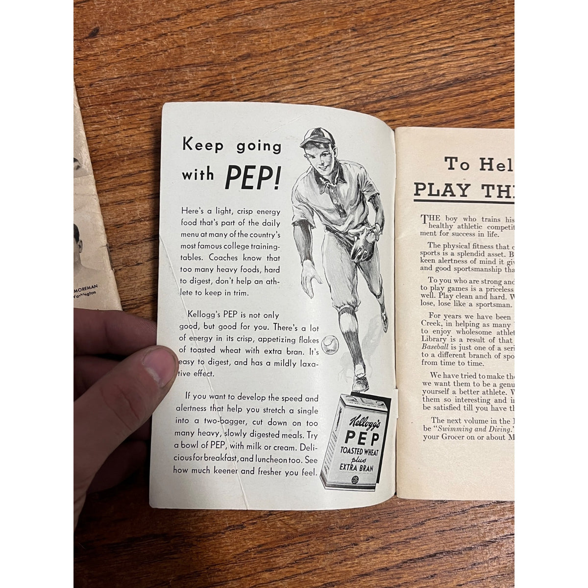 Vintage 1934 Kellogg’s Baseball Booklet Sports Library Premium Paperback Early