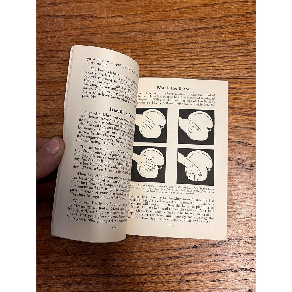 Vintage 1934 Kellogg’s Baseball Booklet Sports Library Premium Paperback Early