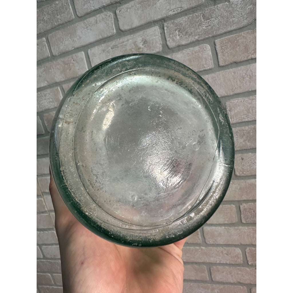 Waukesha Wi Fox Head Spring Blob Top Pre-Pro Beer Bottle With Enamel Stopper