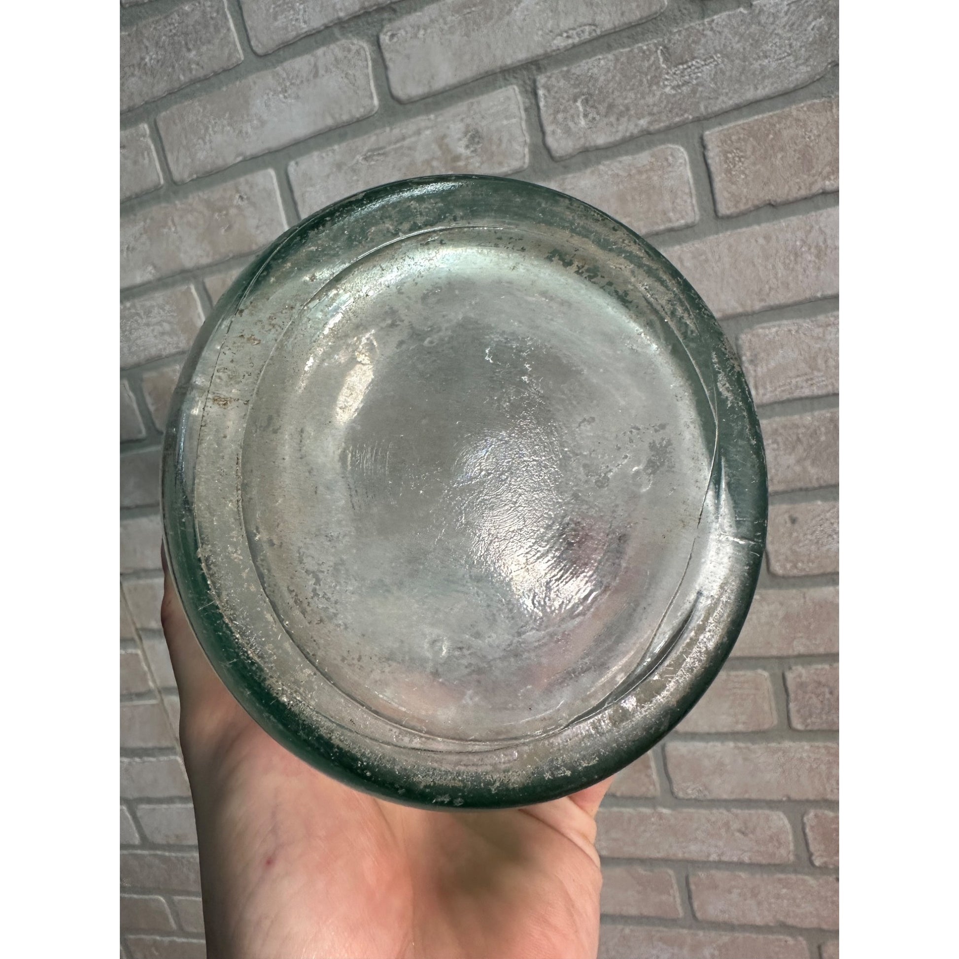 Waukesha Wi Fox Head Spring Blob Top Pre-Pro Beer Bottle With Enamel Stopper
