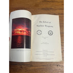 The Effects of Nuclear Weapons Book Army 1964