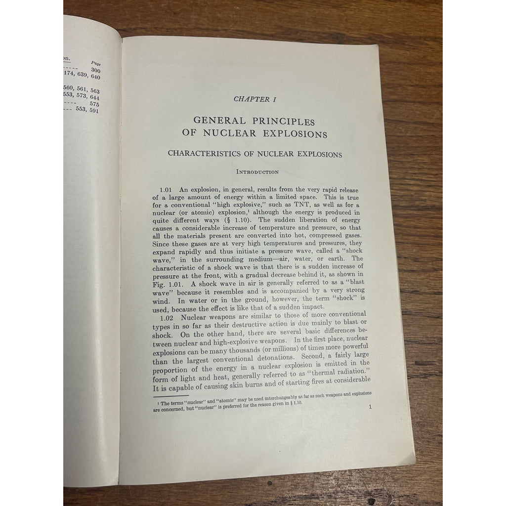The Effects of Nuclear Weapons Book Army 1964