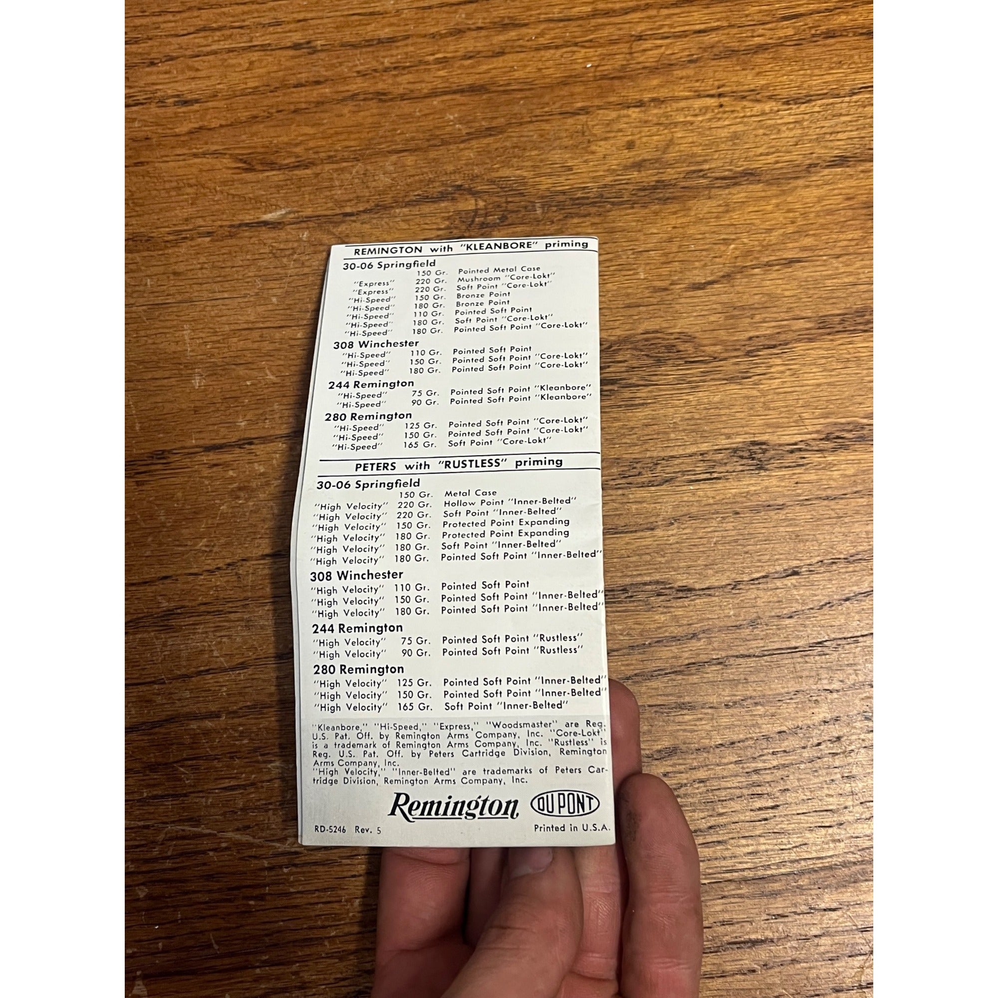 Remington Model 740 Woodsmaster Shotgun Instructions Folder