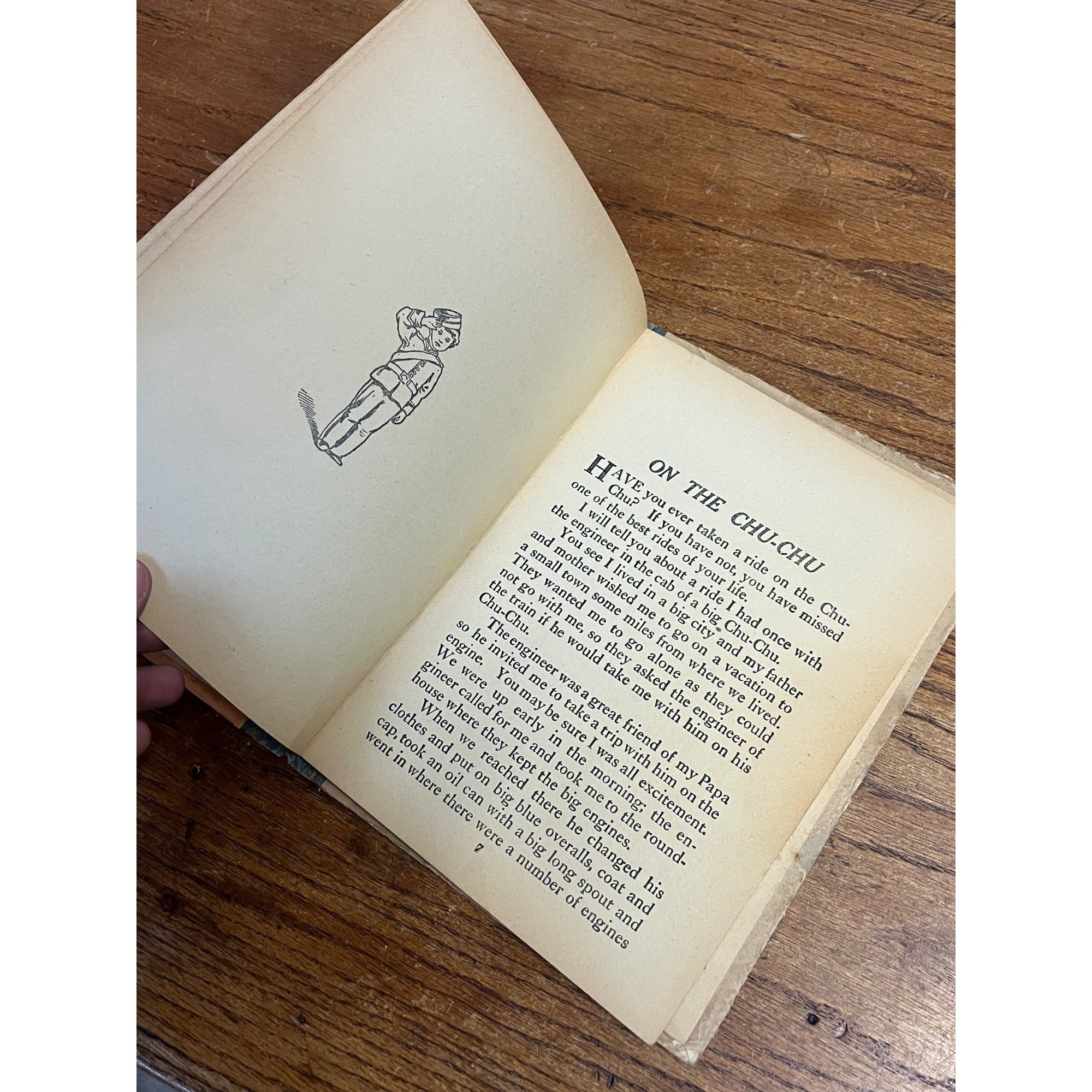 1915 Young Folks Railroad Stories Book. Charles E. Graham & Co. RARE Antique