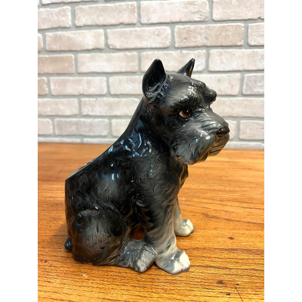 Vintage Rare Find Relpo #1895 Scottie Schnauzer Terrier Dog Planter Vase - Japan