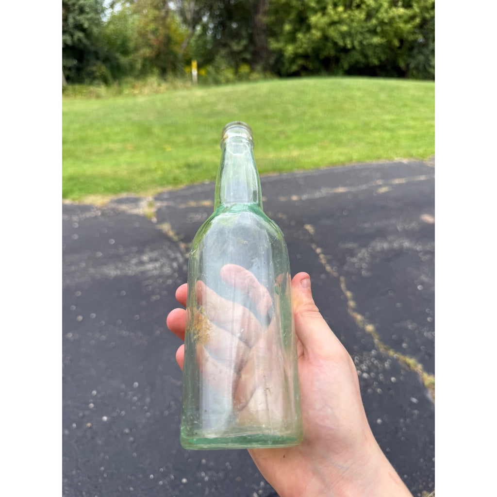 Antique Weber Brew Co Waukesha, Wis Beer Bottle 9 1/2"