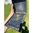Vintage US Mailbox Mail Letters Flip Door Slot Wall Mounted Metal Gothic Arts & Crafts