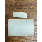 Vintage 1930s West Bend Lithia IRTP Beer Bottle Label White & Gold U-Permit