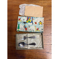 Vintage Baby's First Spoon and Fork in Circus Theme Presentation Box Sold by Gimbel's Department Store Milwaukee, WI 1933