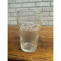 Vintage Drink Coca Cola Enjoy Coke Soda Fountain Glass Advertising
