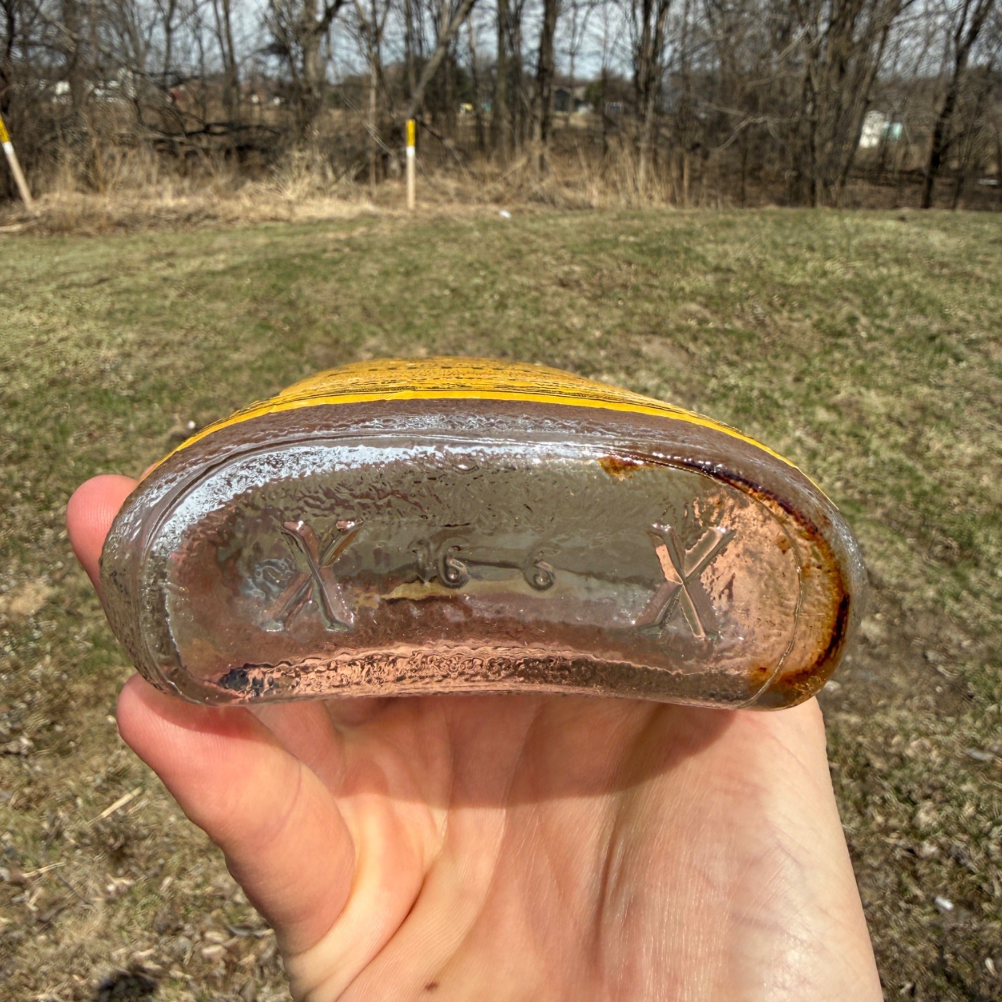 Scarce Vintage Badger Brand Kummel German Liquor Bottle Empty Milwaukee Wis