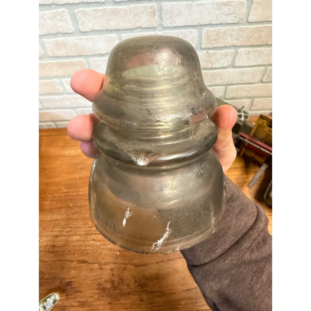 Antique Maydwell USA No. 42 Glass Insulator - Collectible