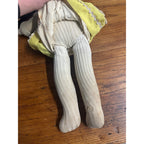 Vintage Eskimo Inuit Doll Composite Head w/ Soft Cloth Body 1940s-50s