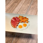 Vintage 1960s Coca Cola “Ham & Eggs” Plastic Sign