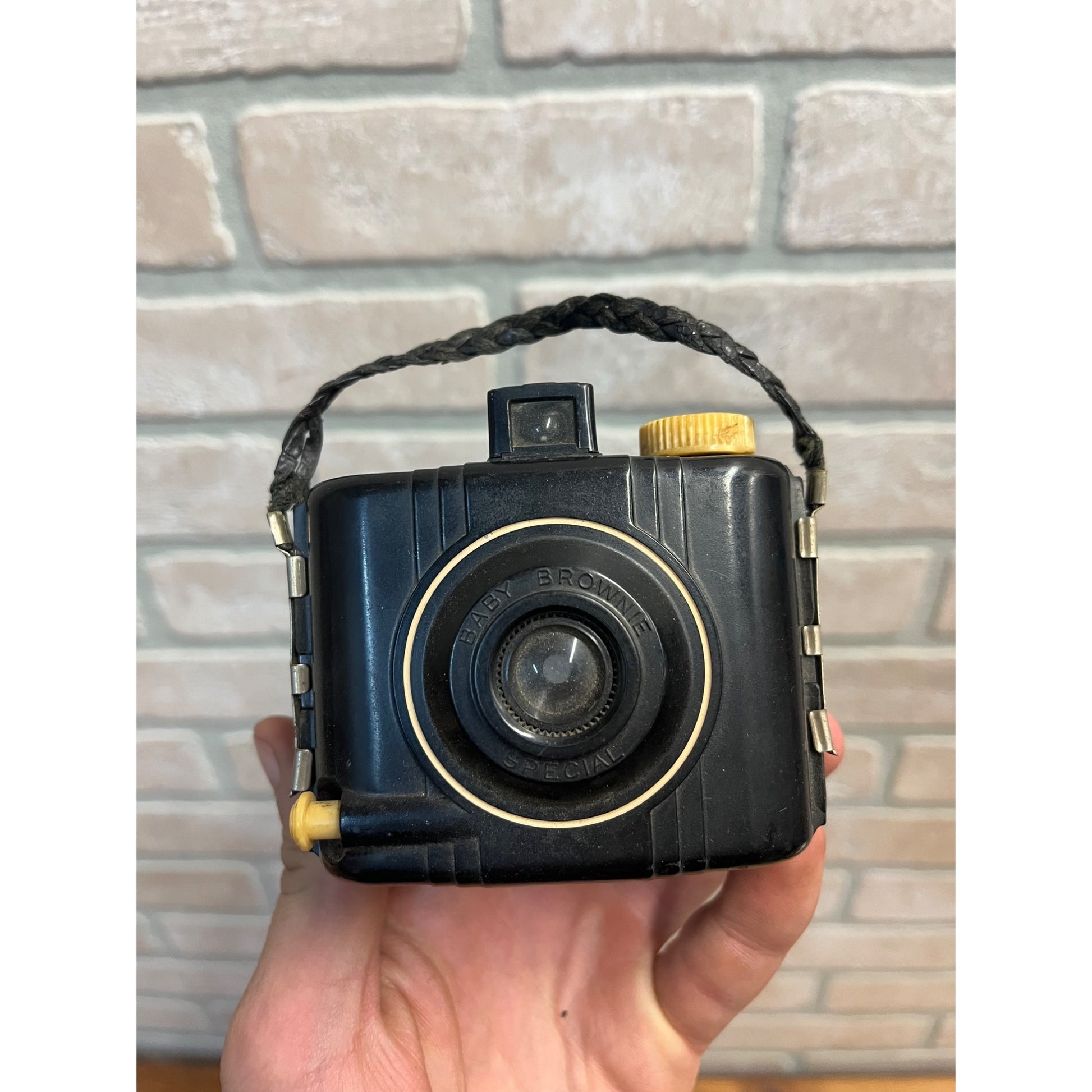 Vintage Kodak Baby Brownie Special Small Black Film Camera - Untested