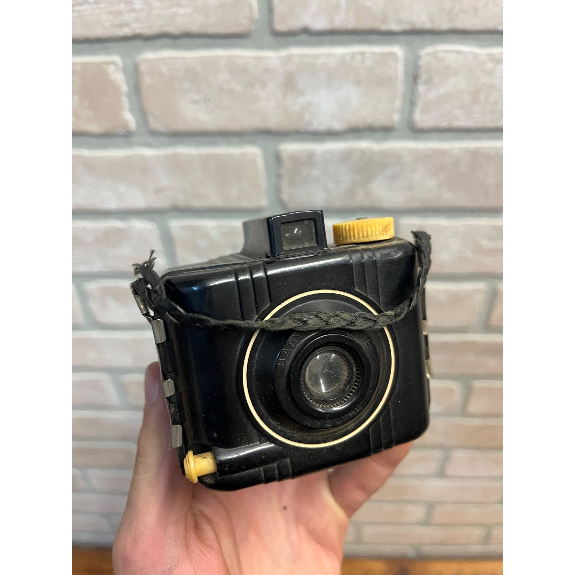 Vintage Kodak Baby Brownie Special Small Black Film Camera - Untested