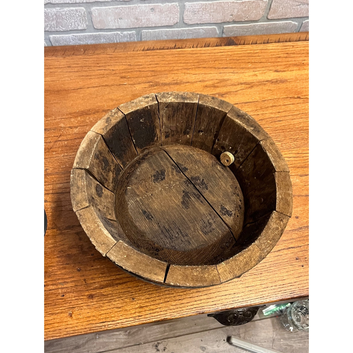 RARE Pre-Prohibition Rahr Brewing Co. Green Bay Wis Beer Barrel Keg Head WI