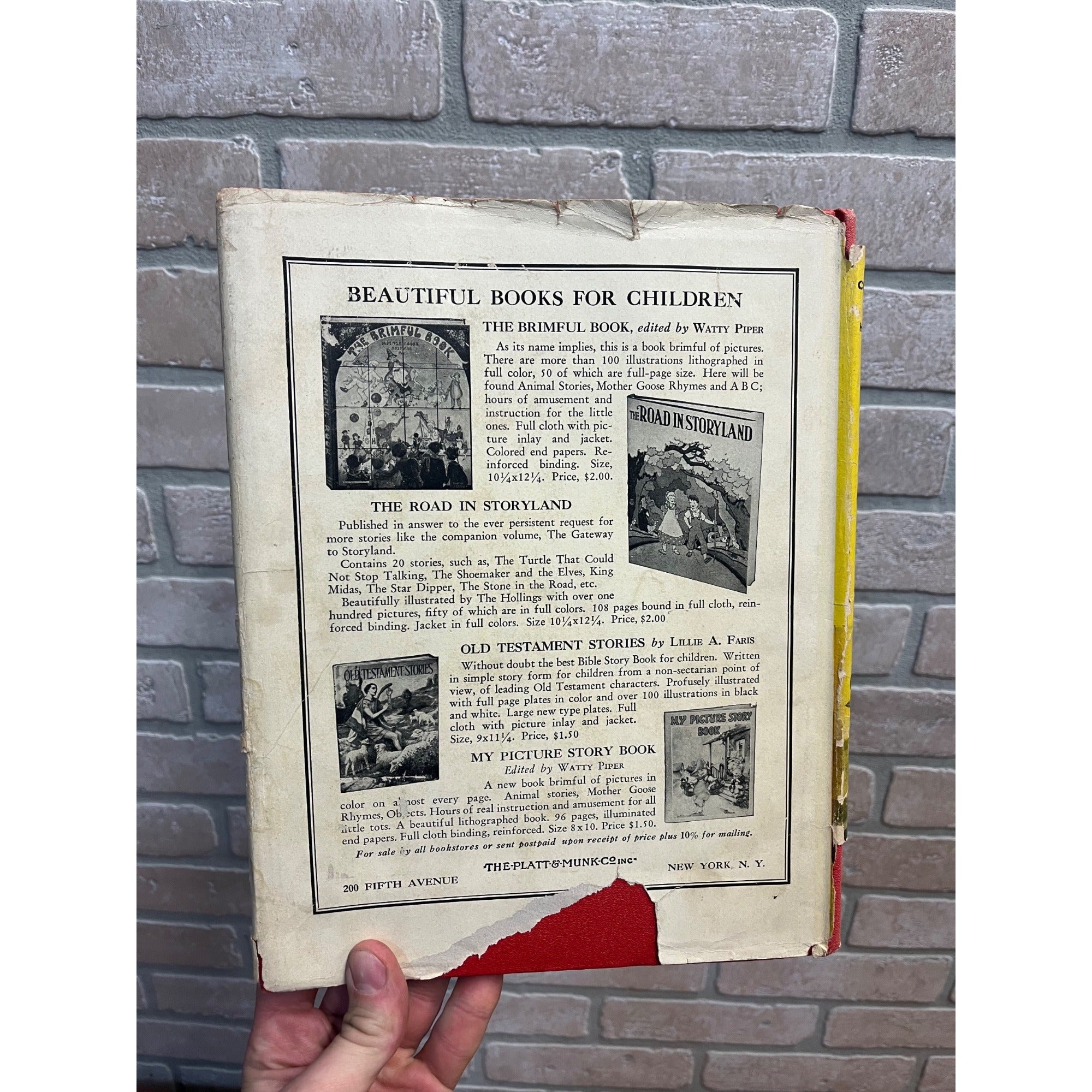 The Book of Cowboys by Holling C. Holling - 1936 Platt & Munk Hardcover