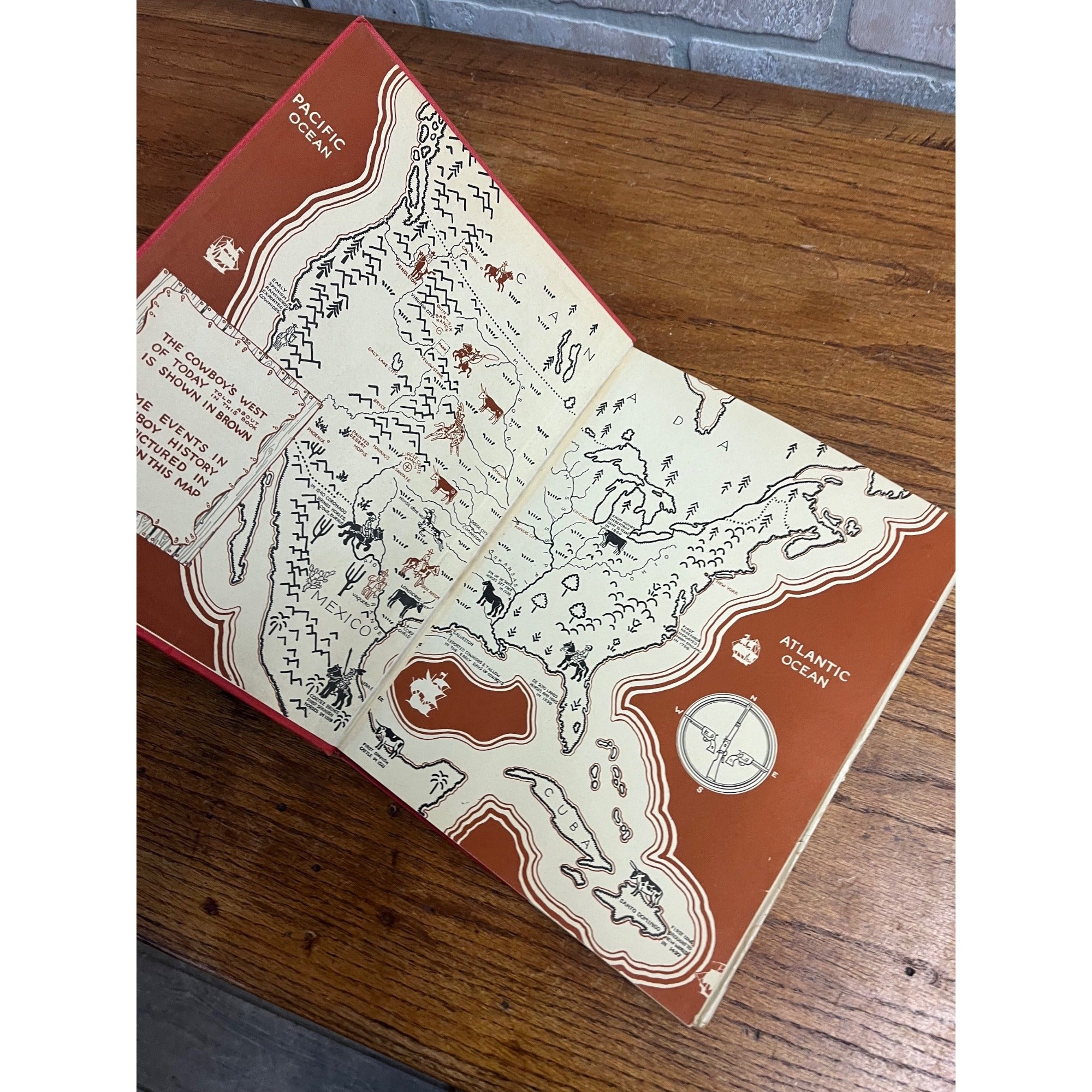 The Book of Cowboys by Holling C. Holling - 1936 Platt & Munk Hardcover