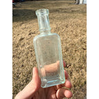 Antique E.E. Sutherland Medicine Co Paducah KY Glass Bottle Pine Tar Honey 5.5"