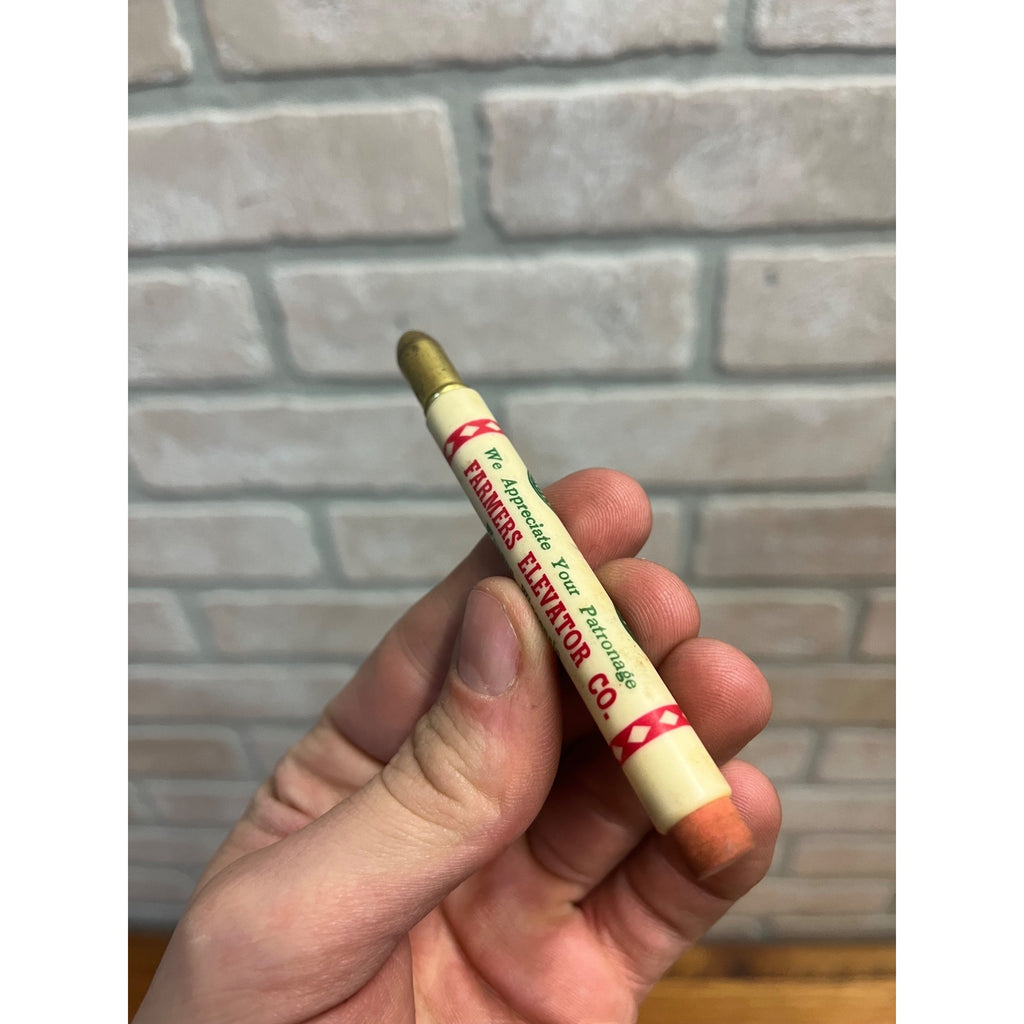 Vintage Sinclair Gasoline Service Station Bullet Pencil Waupun Wis Wisconsin WI