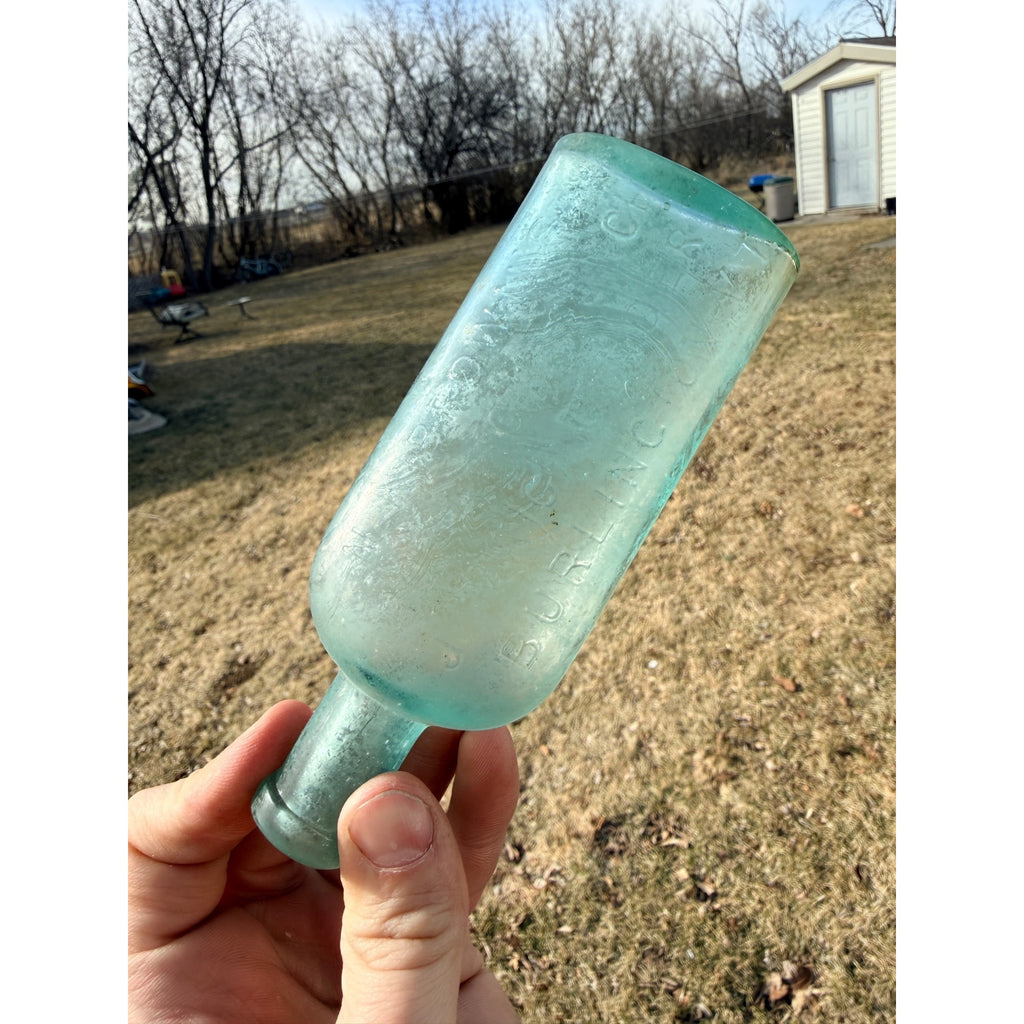 Antique 1890s N. K. Brown's Aromatic Essence Jamaica Ginger Bottle Burlington Vt