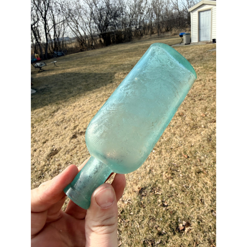 Antique 1890s N. K. Brown's Aromatic Essence Jamaica Ginger Bottle Burlington Vt