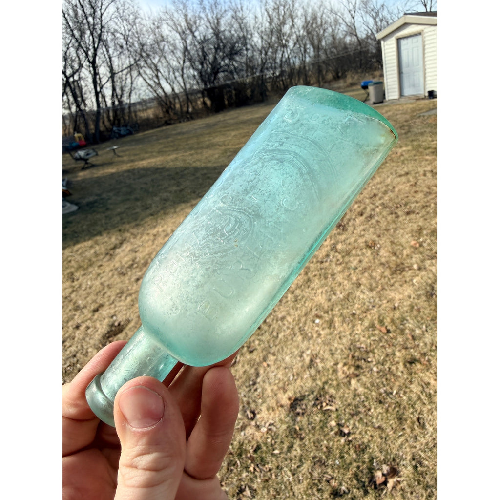 Antique 1890s N. K. Brown's Aromatic Essence Jamaica Ginger Bottle Burlington Vt