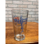 Miller Lite Beer Bar Glass 2007 Lake Winnebago Sturgeon Hunt Spearing Fishing