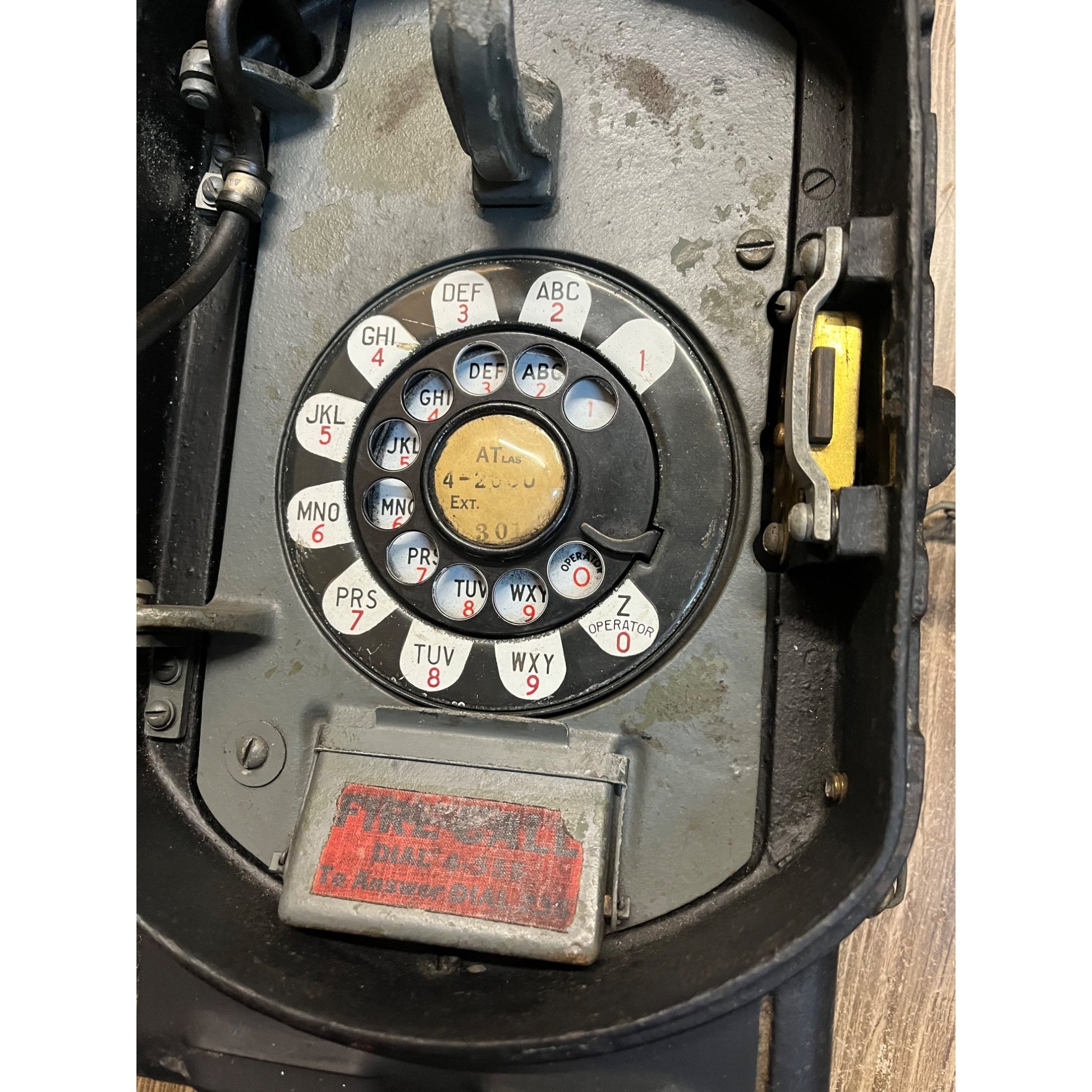 Vintage Bell System Explosion Proof Industrial Telephone Power Plant