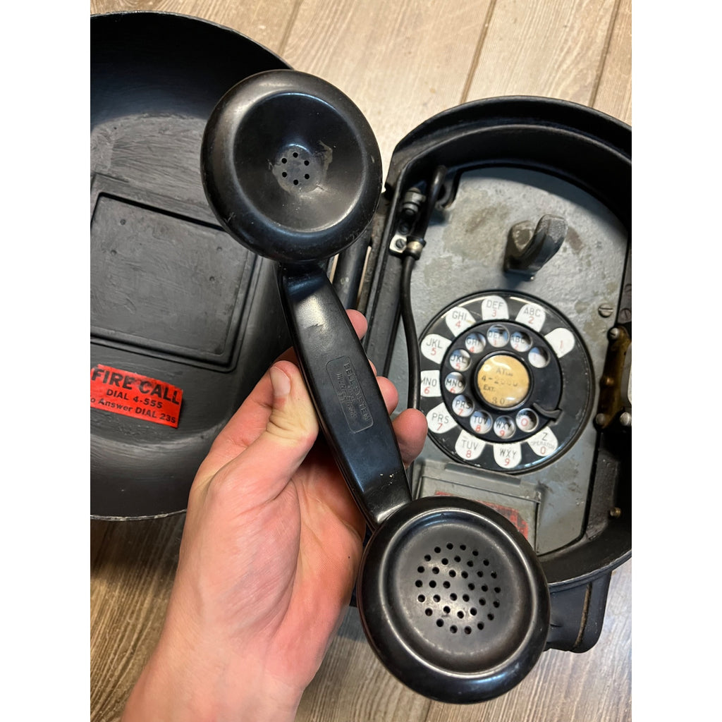 Vintage Bell System Explosion Proof Industrial Telephone Power Plant