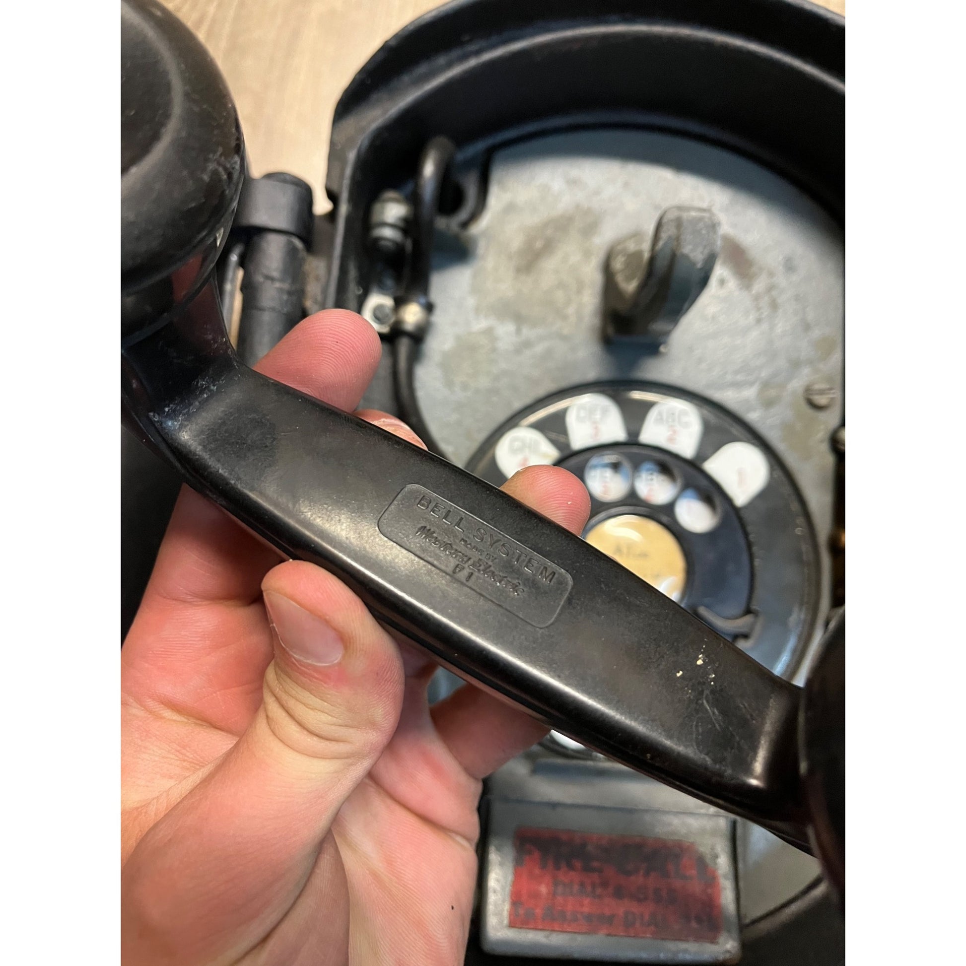 Vintage Bell System Explosion Proof Industrial Telephone Power Plant