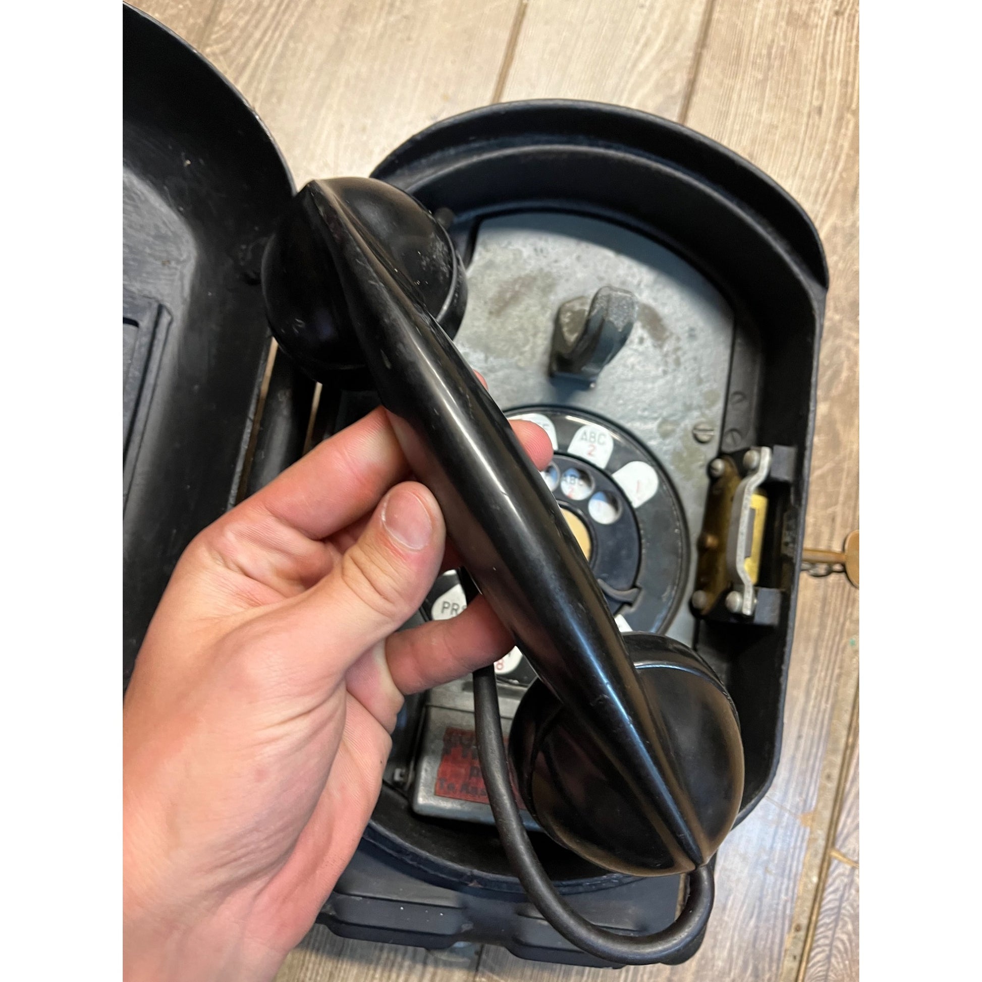 Vintage Bell System Explosion Proof Industrial Telephone Power Plant