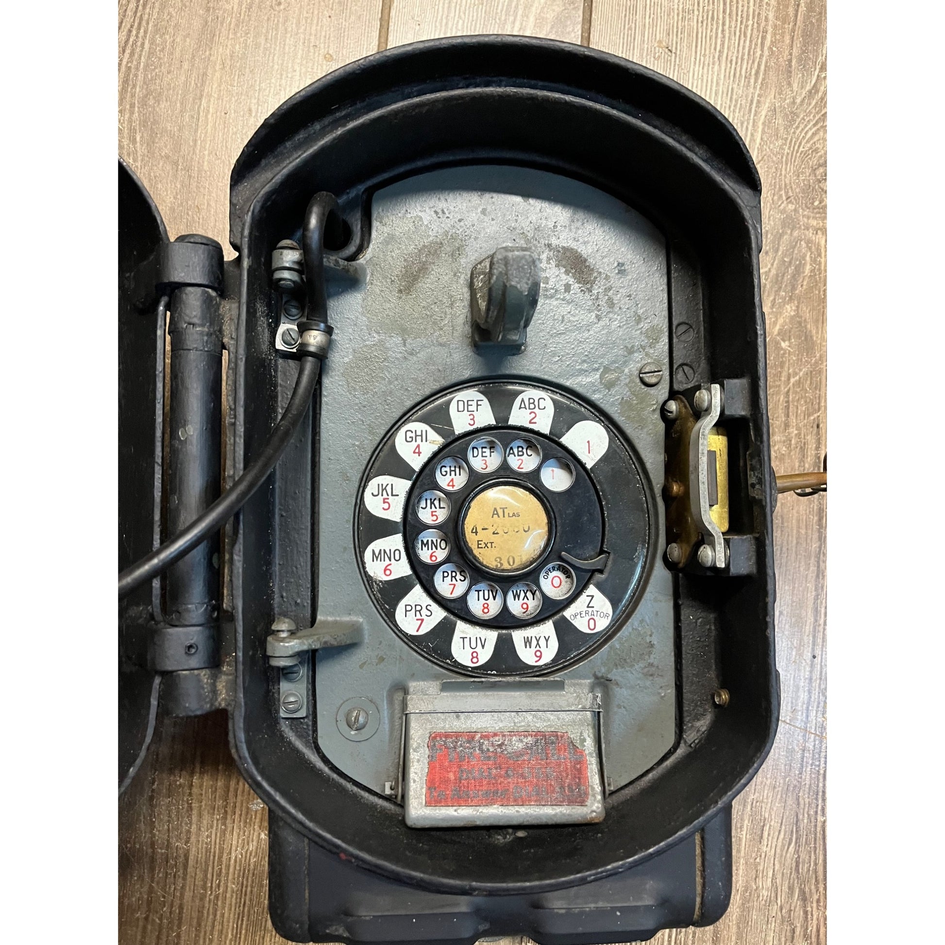 Vintage Bell System Explosion Proof Industrial Telephone Power Plant