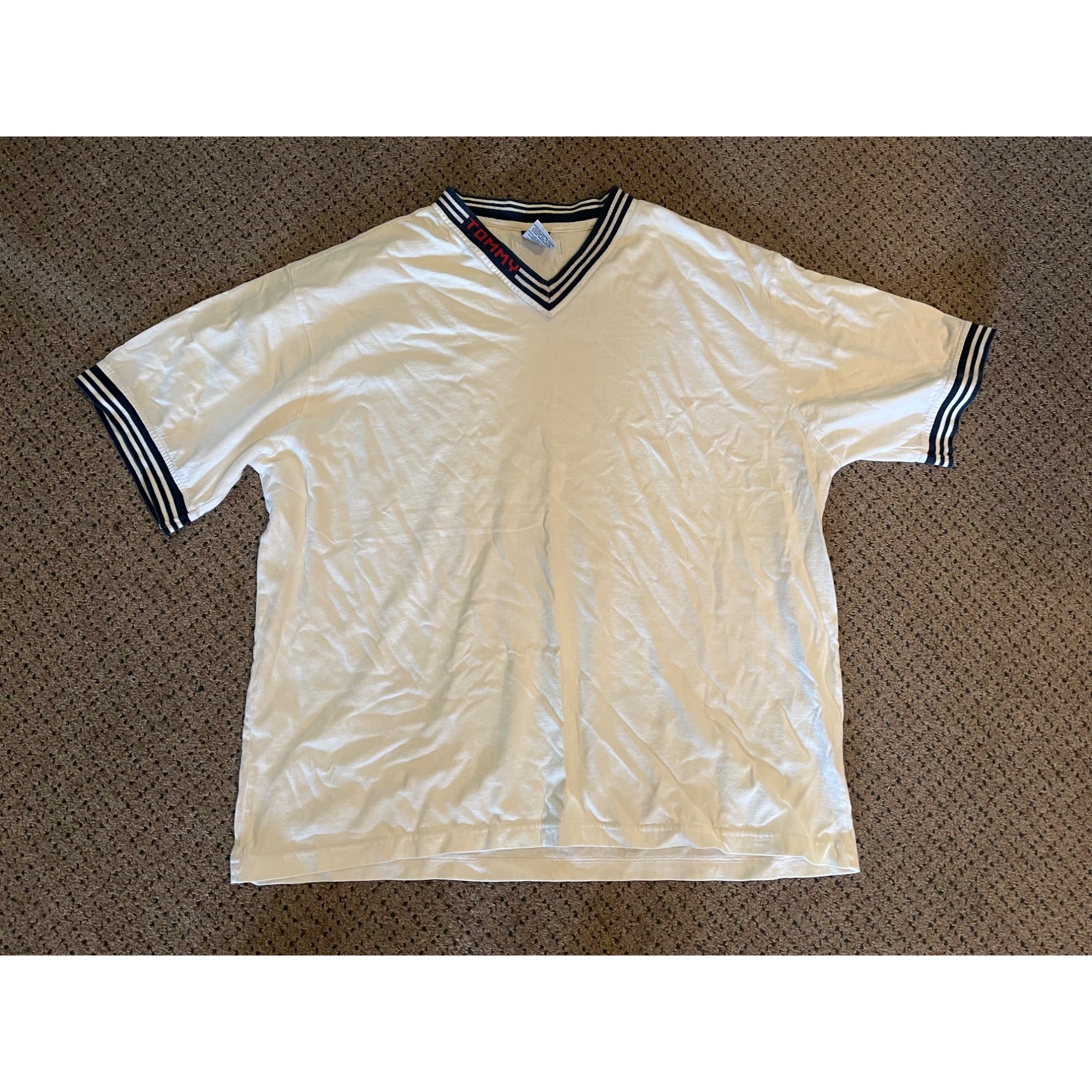 Vintage Tommy Hilfiger Jeans Retro Y2K Men's XL Shirts Lot Long Sleeve ++